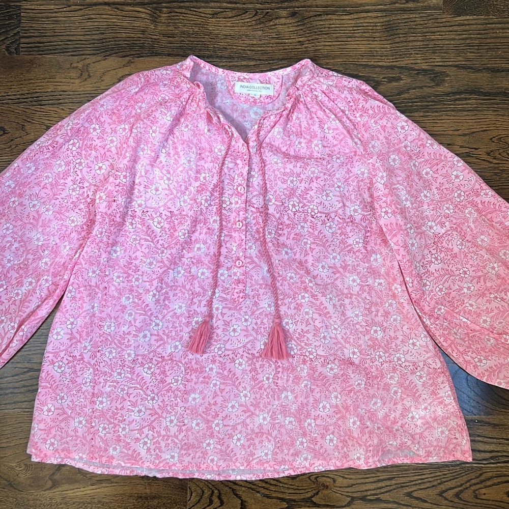 Emerson Fry India Collection Blouse Size Small